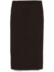 Officine Generale юбка макси Oxana, коричневый