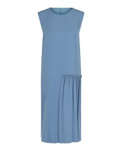 Платье миди без рукавов Salvatore Ferragamo