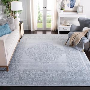 SAFAVIEH ковер 244 x 305 см - коллекция Mirage - большой - Sea & Blue, ручной работы из вискозы, идеально для гостиной, спальни, офиса, столовой зоны (MIR501J)