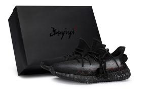 Yeezy Boost 350 V2 Повседневные кроссовки Unisex Низкие Белый/Красный Adidas Originals, Черный Белый Красный