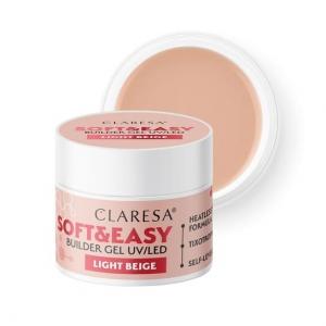 Гель для наращивания ногтей, Soft&Easy, светло-бежевый, 90 г Claresa
