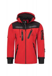 Куртка софтшелл, куртка стандартного кроя Rock Creek, красный