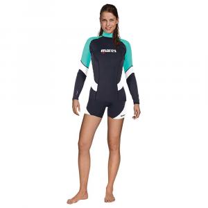 Футболка с длинным рукавом Mares Rash Guard Trilastic She Dives Woman, черный