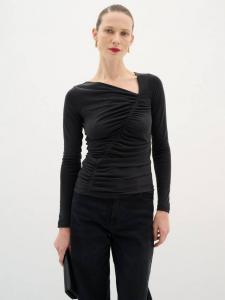 Топ с длинными рукавами Penna с защипами InWear, Black