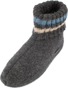 Мужские высокие тапочки HAFLINGER, серые, графит