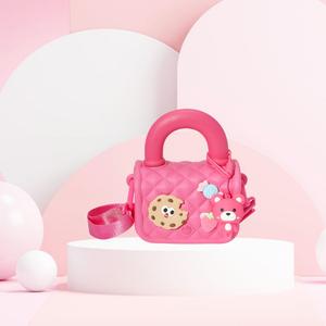 Детский миниатюрный шарм-кроссбоди FASHNZFAB, фуксия