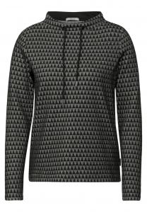 Лонгслив CECIL Shirt, черный