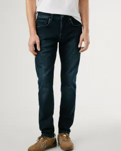 Мужской трековый худи с застежкой-молнией Pepe Jeans, темно-синий