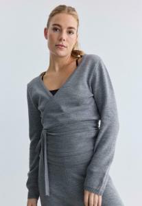 Кардиган rethinkit studios Cardigan, Light Grey Melange/Light Grey