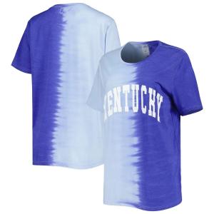 Женская футболка Gameday Couture Royal Kentucky Wildcats Find Your Groove с раздельным краем