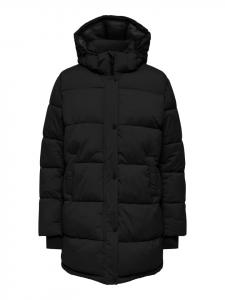 ONLY Стеганое пальто черного цвета