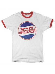 Футболка Retro Logo Ringer Tee Pepsi Co, белый
