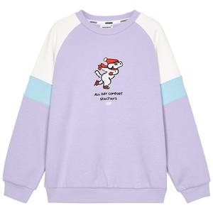 Детская толстовка Skechers, Light Snow Cyan-00Ew