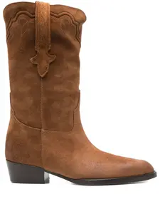 Замшевые сапоги Hilda 40 мм Paris Texas, коричневый