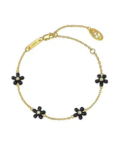 Браслет Petit Rosie черного цвета Anna Zuckerman, black