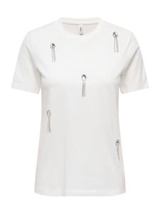 Only Tall Футболка 'ONLFILIZZA' в белом цвете