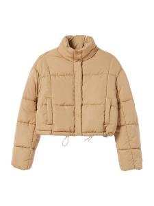 Демисезонная куртка Bershka, Sand