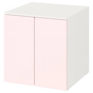 Шкаф SMÅSTAD/PLATSA IKEA, 60x57x63 см, цвет white pale pink
