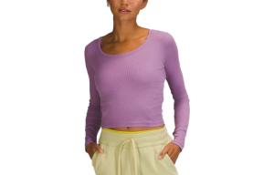 Женский топ Lululemon, фиолетовый