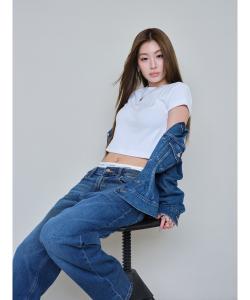 (W) Классическая джинсовая куртка-тракер Calvin Klein Джинсы Calvin Klein 47B750G