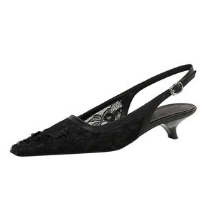 Женские туфли на высоком каблуке YAFEI XUANYU, Black