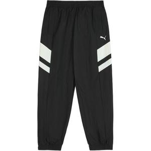 Ретро расцветка SS25 расслабленные повседневные брюки unisex PUMA, черный