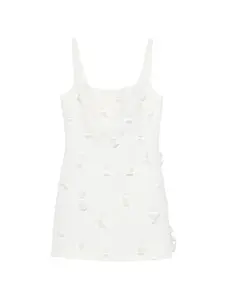 Мини-платье Cailinn с цветочным принтом Simkhai, белый