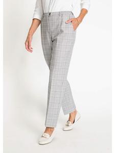 Тканевые брюки GOLDNER Anna, цвет stein/kariert