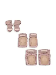 Перчатки с принтом Konges Sløjd, розовый