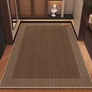 Budis Ковер 80х100 см для входной двери, из мутонового вельвета Huanwen-Coffee, с противоскользящей износостойкой спинкой, можно обрезать