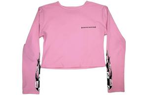 Укороченный топ женский розовый Chrome Hearts