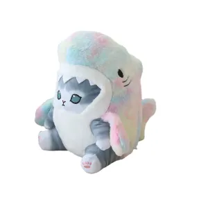 Плюшевая кукла Cartoon Shark Cat Transformation, Quirky Dolls Tak Bebe
