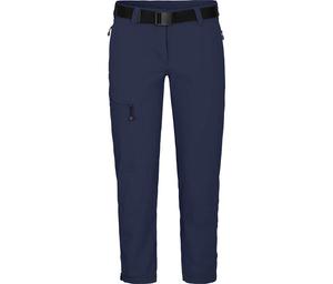 BERGSON Универсальные походные брюки 7/8, легкие в уходе, синие