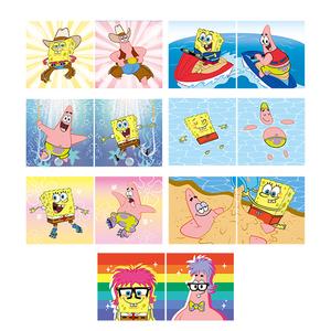 SpongeBob CP Surprise Box Second Edition слепая коробка товары одиночная мистери-бокс/полная коробка 12 шт TOI