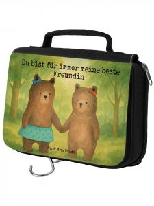 Mr. & Mrs. Panda Косметичка с дизайном «Подружка медведицы» и надписью, белого цвета