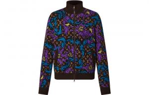 Куртка мужская Louis Vuitton, черный / фиолетовый / синий