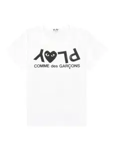 Футболка CDG Play Comme Des Garçons Play Kids, белый