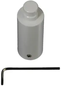 Удлинитель опоры Liedeco, (1 шт.), для карнизов Ø 20 мм Длина: 5 см, белый