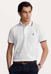 Поло РУБАШКА ПОЛО CUSTOM SLIM FIT MESH Polo Ralph Lauren, белый