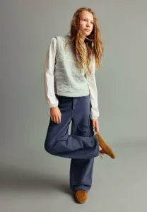 Детские расклешенные джинсы Mango Kids, Blue