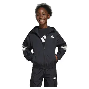 Толстовка adidas Future Icons 3 Stripes Woven full zip, черный