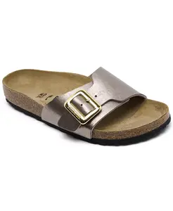 Женские сандалии Catalina Luxe Buckle Birko-Flor от Finish Line Birkenstock, коричневый