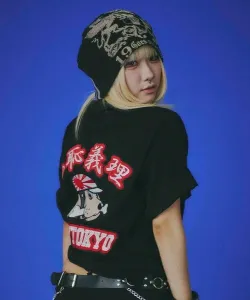 Футболка GALFY/Galphy Butsuchigiri с коротким рукавом (мужская) Select Brands, цвет Black