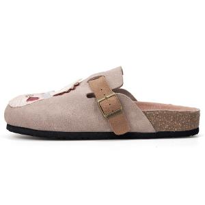 Мюли женские с закрытым носком женские Joy&Mario, оранжевый/желтый