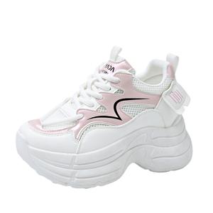 TONYBEAR Антискользящие и износостойкие утолщенные кроссовки на платформе для женщин розовые, цвет Pink