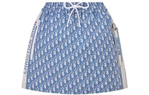 Юбка женская Dior, голубой / белый