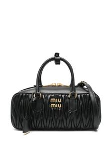Miu Miu маленькая сумка-тоут Arcadie, черный