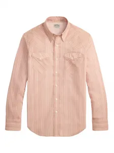 Рубашка в полоску Ralph Lauren Rrl, розовый