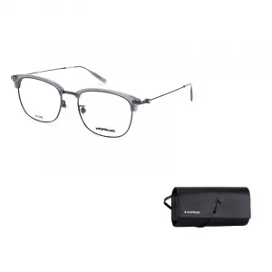 MONTBLANC Очки квадратной формы, Black/Gray