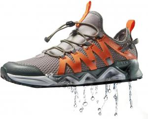 Мужские водонепроницаемые походные кроссовки RAX с быстрым высыханием и противоскользящей подошвой, оранжевый